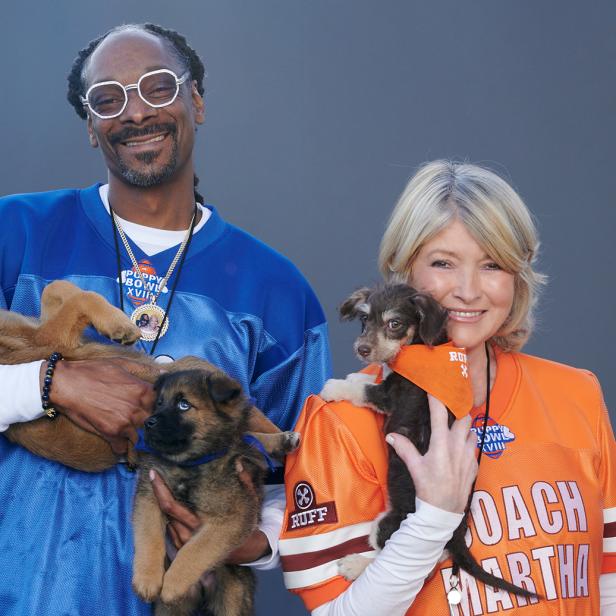 Snoop and Martha return to the Puppy Bowl Snoop Dogg and Martha Stewart will host and coach in Puppy Bowl XVIII.